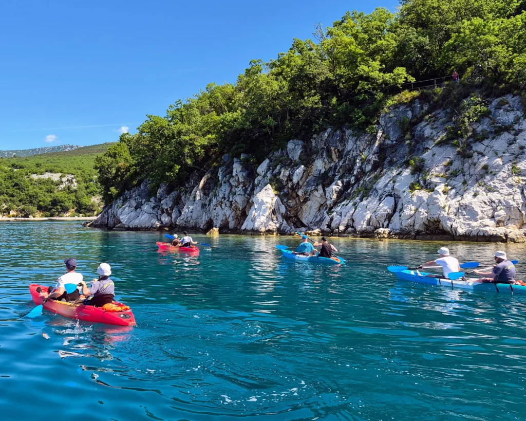 Kayak Crikvenica in the morning