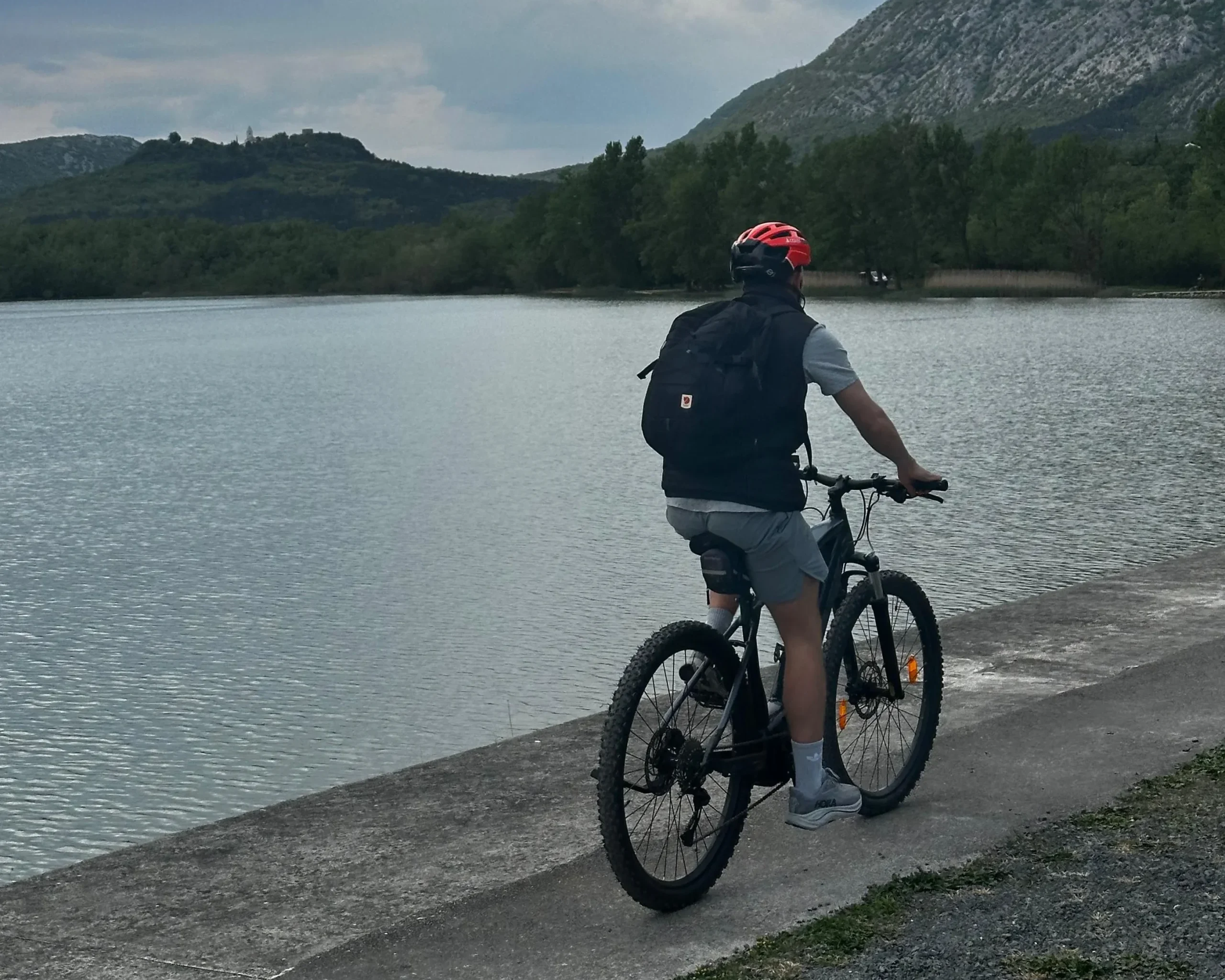 Scenic E-Bike tour to Tribalj Lake